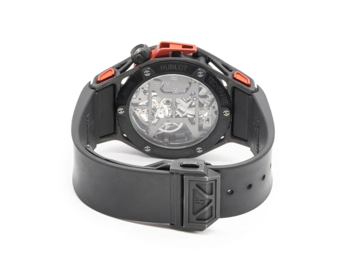Hublot Techframe Ferrari Tourbillon Chronograph full set